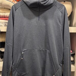 On Running - Navy Slate Quarter-Zip Hoodie